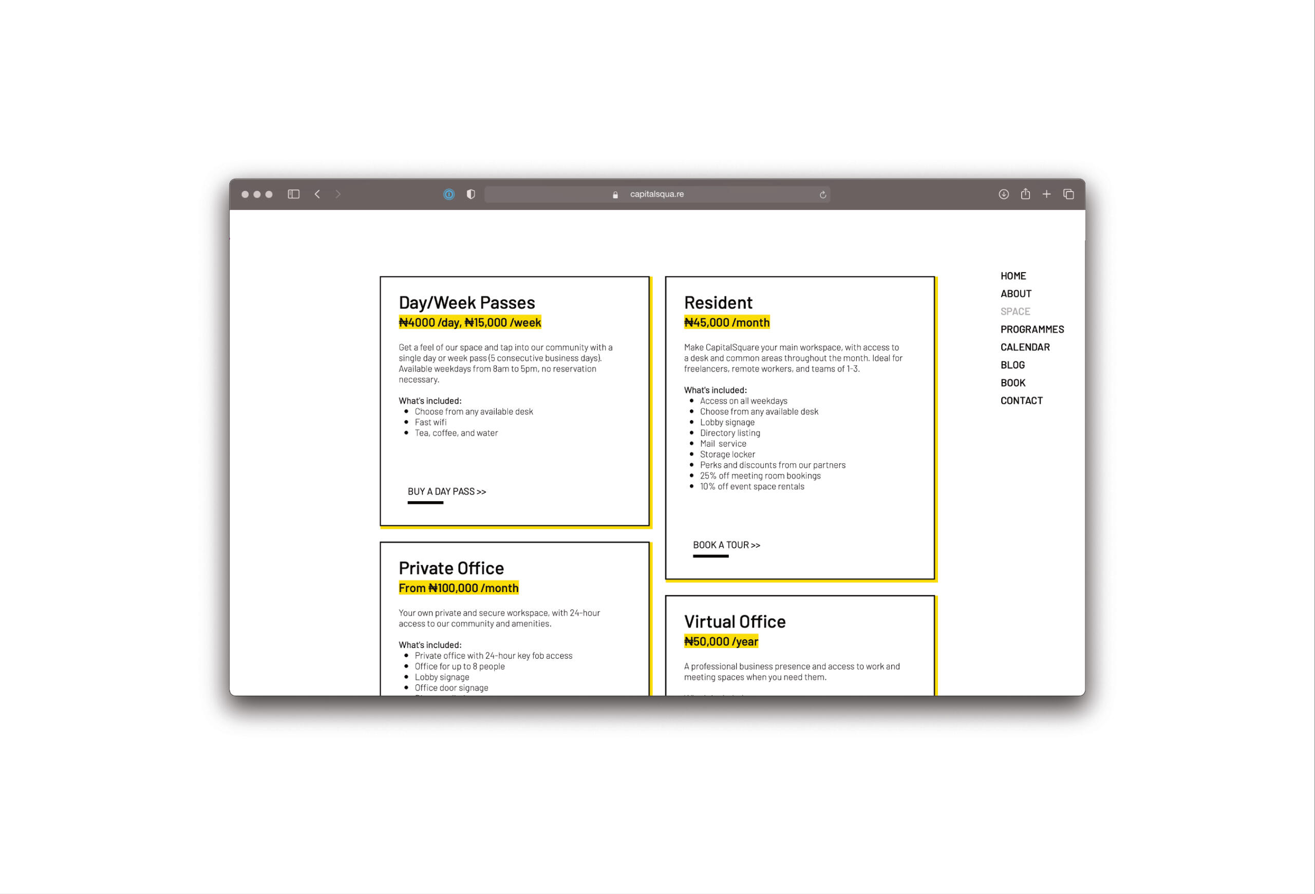 Capitalsquare website 2